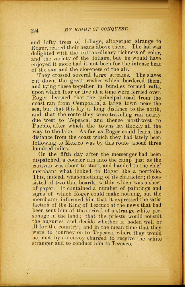 Scan 0136 of By right of conquest, or, With Cortez in Mexico