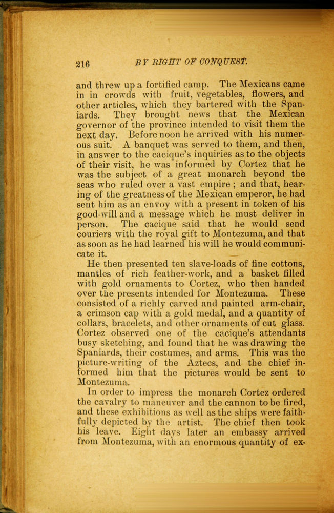 Scan 0228 of By right of conquest, or, With Cortez in Mexico