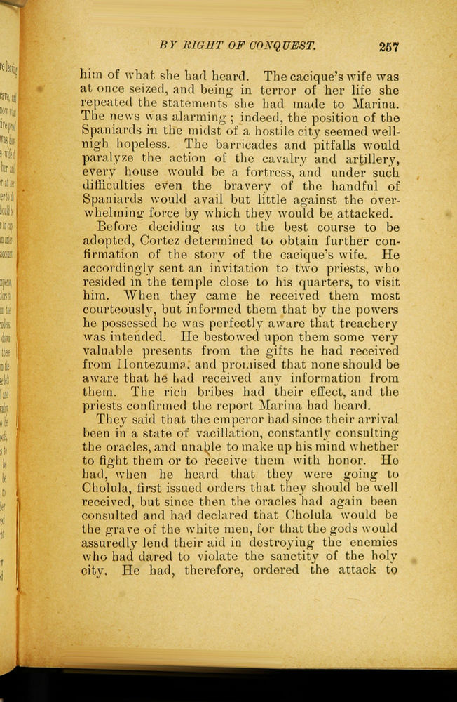 Scan 0269 of By right of conquest, or, With Cortez in Mexico