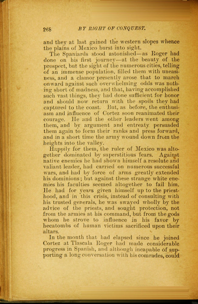 Scan 0280 of By right of conquest, or, With Cortez in Mexico