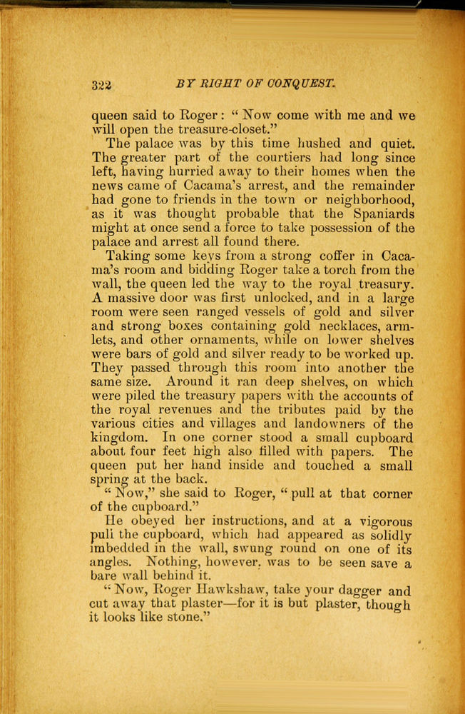 Scan 0334 of By right of conquest, or, With Cortez in Mexico