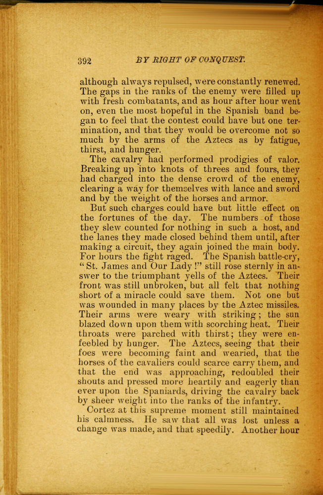 Scan 0404 of By right of conquest, or, With Cortez in Mexico