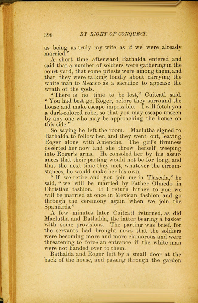 Scan 0410 of By right of conquest, or, With Cortez in Mexico