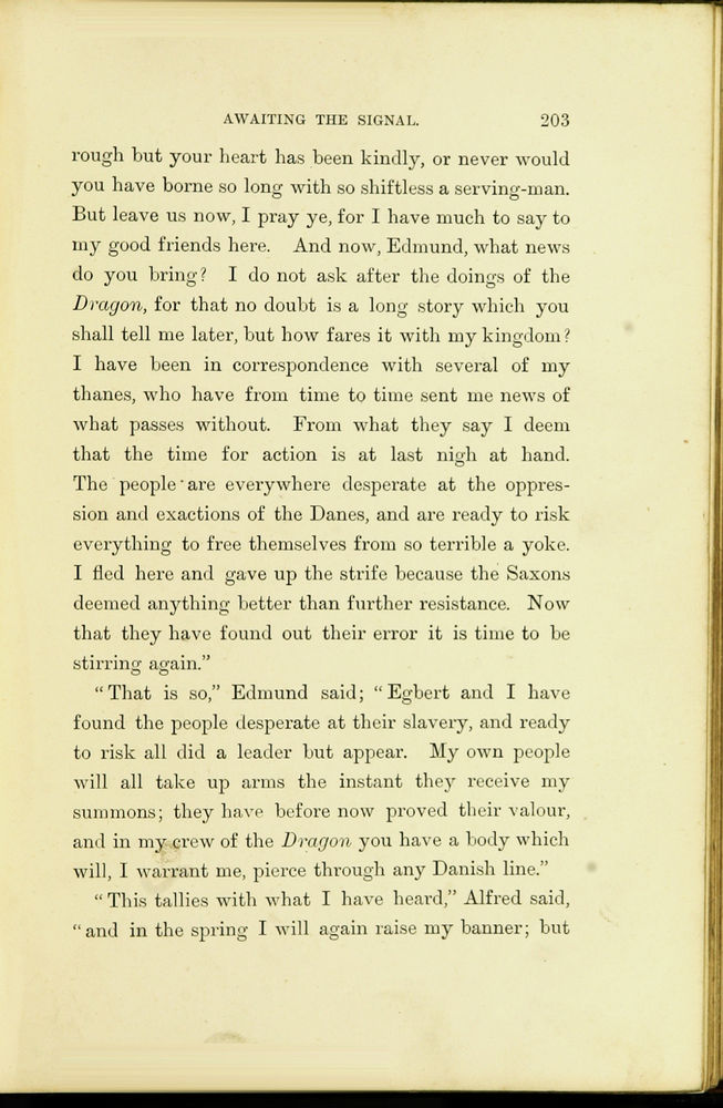 Scan 0219 of The dragon and the raven, or, The days of King Alfred