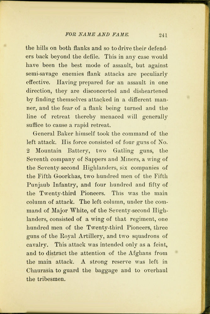 Scan 0259 of For name and fame, or, Through the Afghan passes