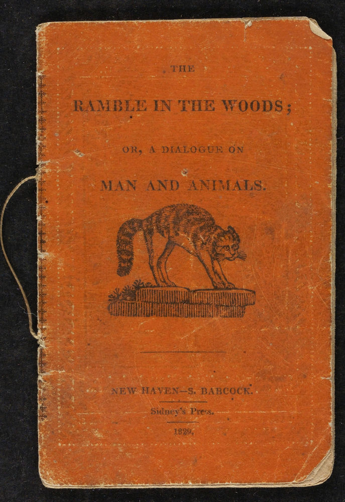 Scan 0001 of The ramble in the woods, or, A dialogue on man and animals