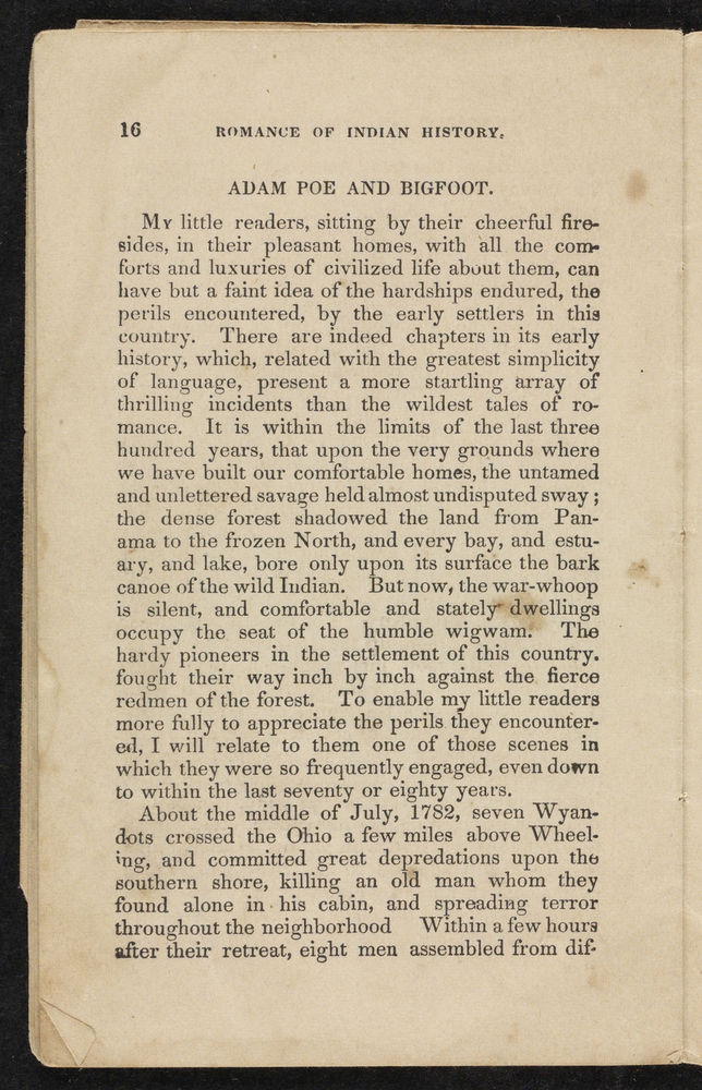 Scan 0018 of Romance of Indian history, or, Thrilling incidents in the early settlement of America