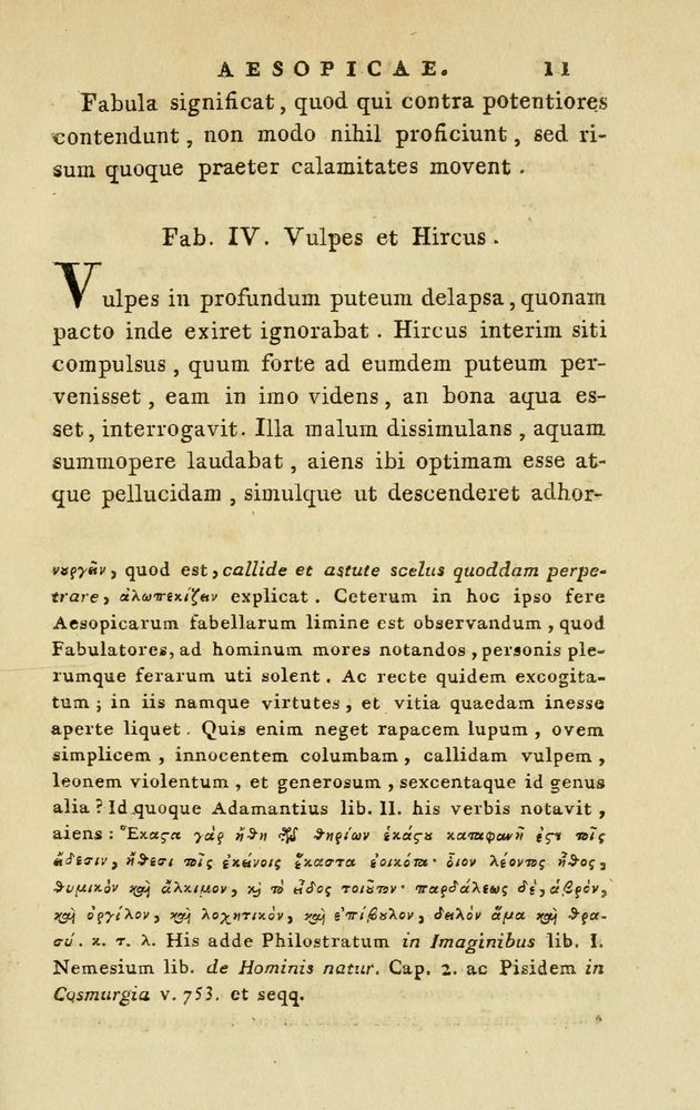 Scan 0057 of Fabvlae aesopicae qvales ante Planvdem ferebantvr ex vetvsto cod