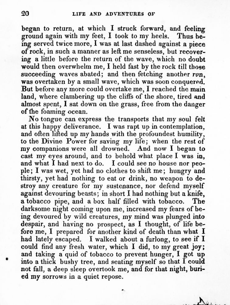 Scan 0021 of Life and surprising adventures of Robinson Crusoe, of York, mariner