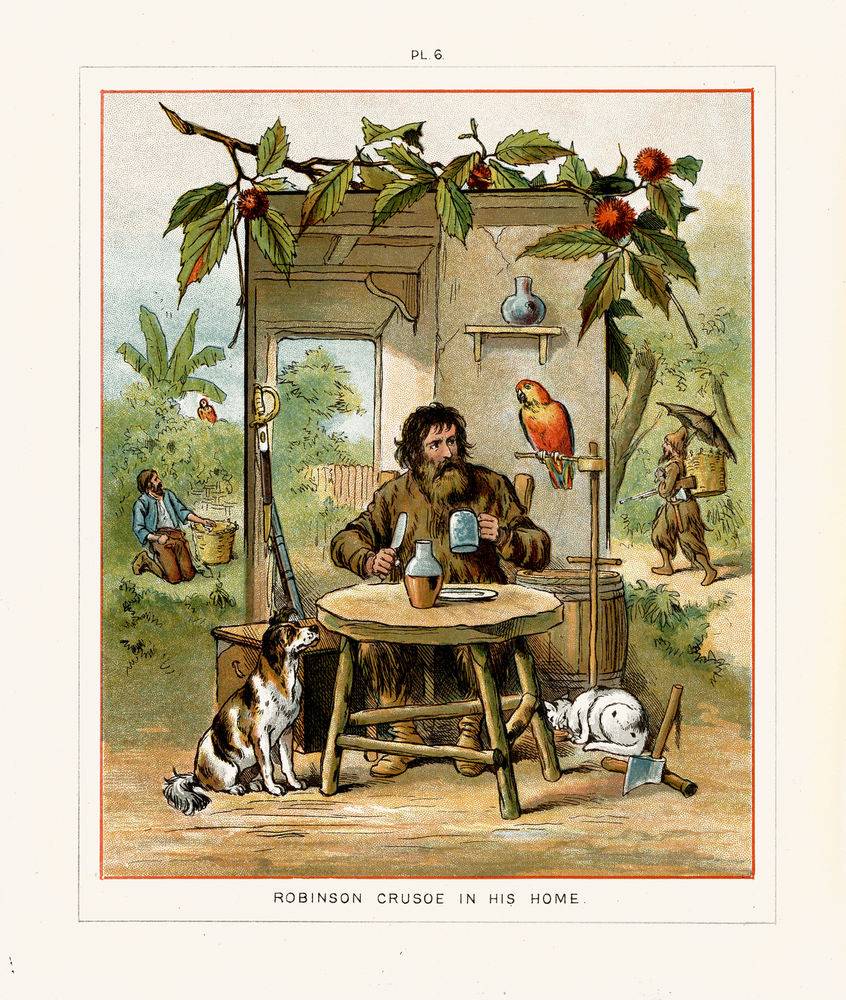 Scan 0038 of Robinson Crusoe, his life and adventures