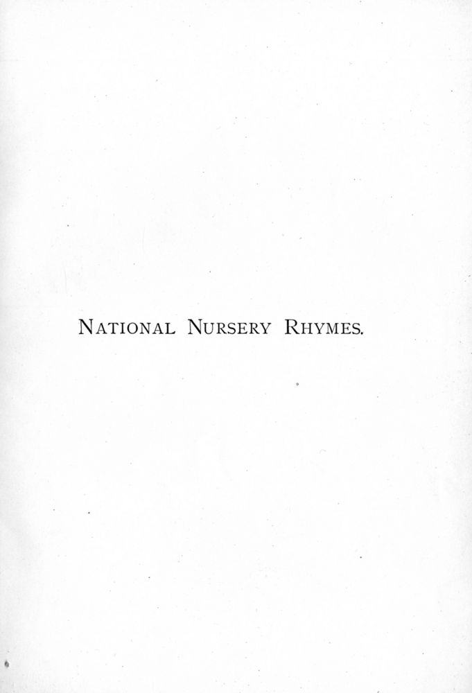 Scan 0012 of National nursery rhymes and nursery songs