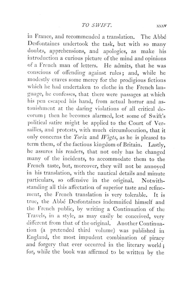 Scan 0037 of Travels into several remote nations of the world by Lemuel Gulliver, first a surgeon and then a captain of several ships, in four parts ..