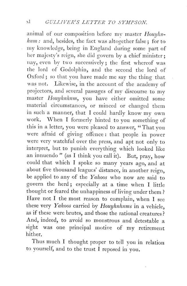 Scan 0042 of Travels into several remote nations of the world by Lemuel Gulliver, first a surgeon and then a captain of several ships, in four parts ..