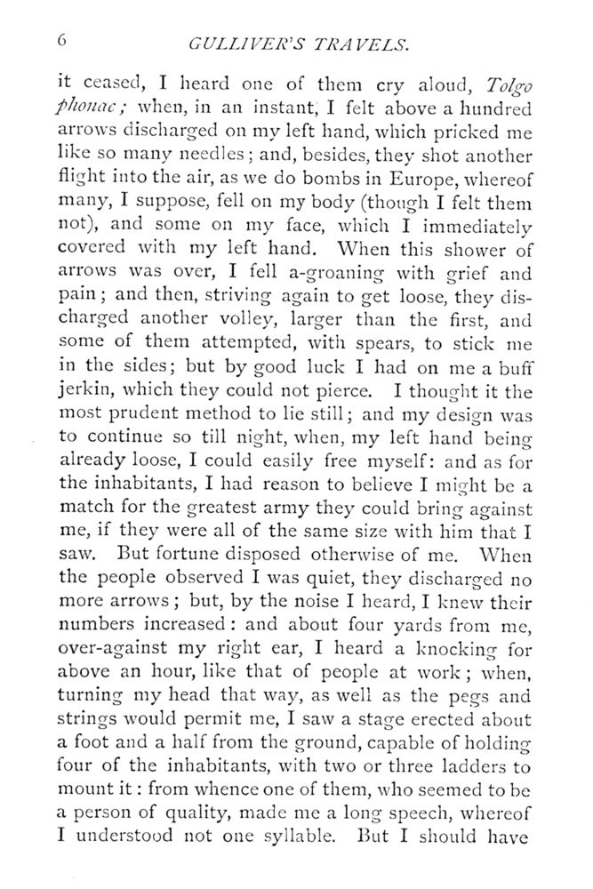 Scan 0052 of Travels into several remote nations of the world by Lemuel Gulliver, first a surgeon and then a captain of several ships, in four parts ..