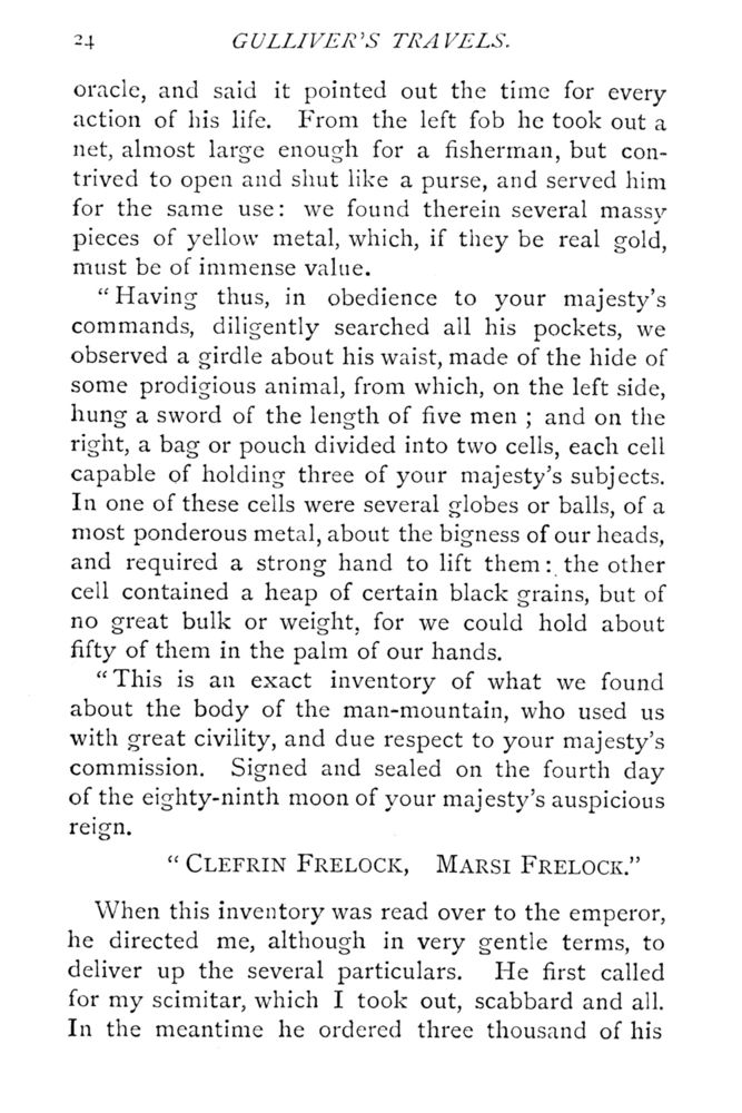 Scan 0070 of Travels into several remote nations of the world by Lemuel Gulliver, first a surgeon and then a captain of several ships, in four parts ..