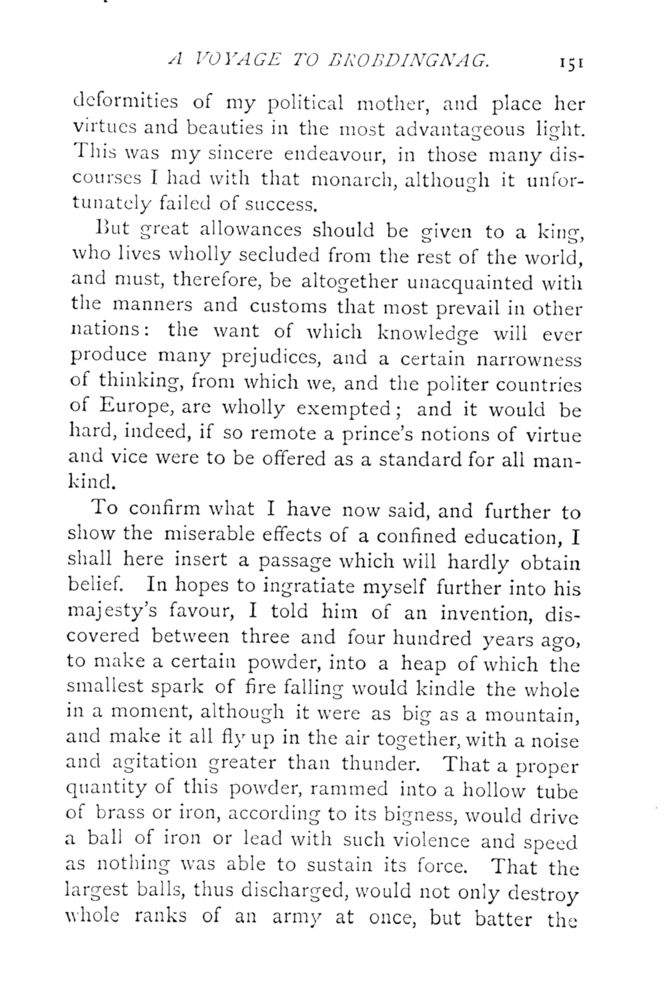 Scan 0199 of Travels into several remote nations of the world by Lemuel Gulliver, first a surgeon and then a captain of several ships, in four parts ..