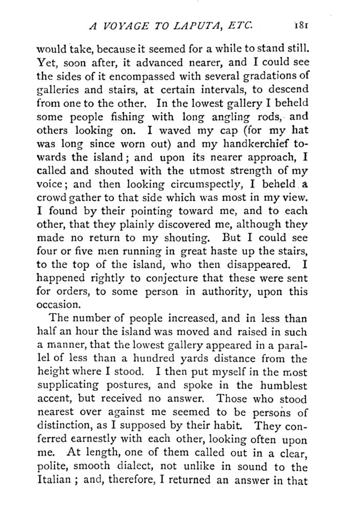 Scan 0229 of Travels into several remote nations of the world by Lemuel Gulliver, first a surgeon and then a captain of several ships, in four parts ..