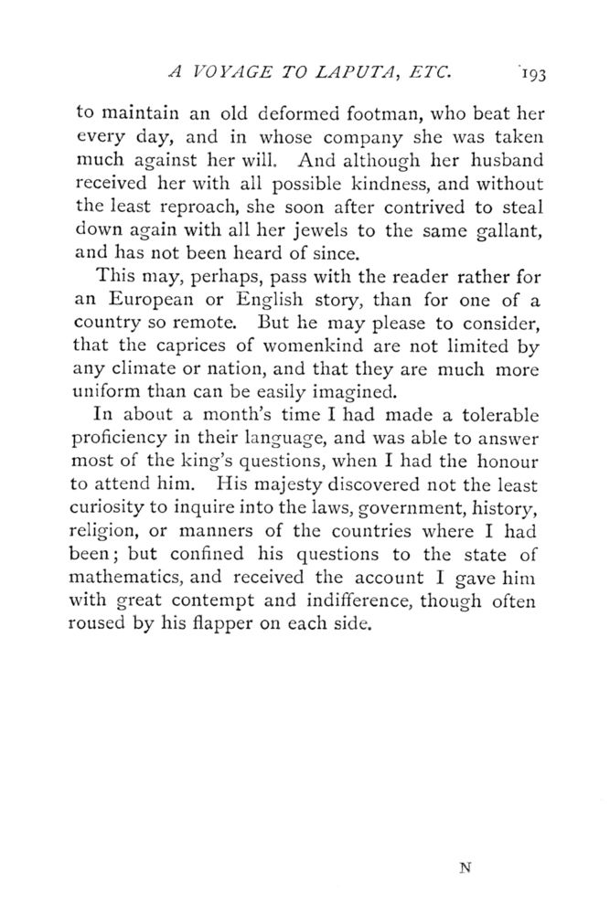 Scan 0241 of Travels into several remote nations of the world by Lemuel Gulliver, first a surgeon and then a captain of several ships, in four parts ..