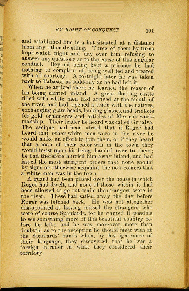 Scan 0113 of By right of conquest, or, With Cortez in Mexico