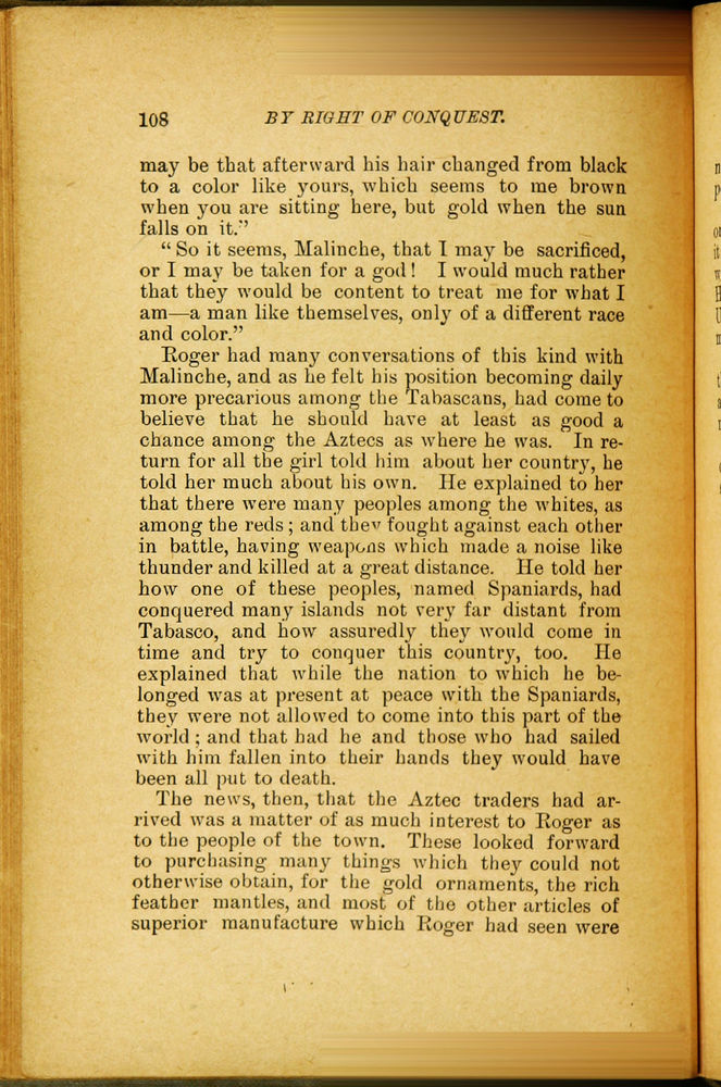 Scan 0120 of By right of conquest, or, With Cortez in Mexico