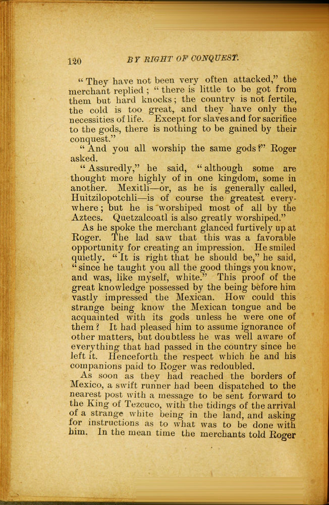 Scan 0132 of By right of conquest, or, With Cortez in Mexico