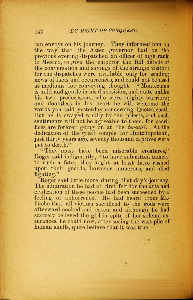 Scan 0154 of By right of conquest, or, With Cortez in Mexico