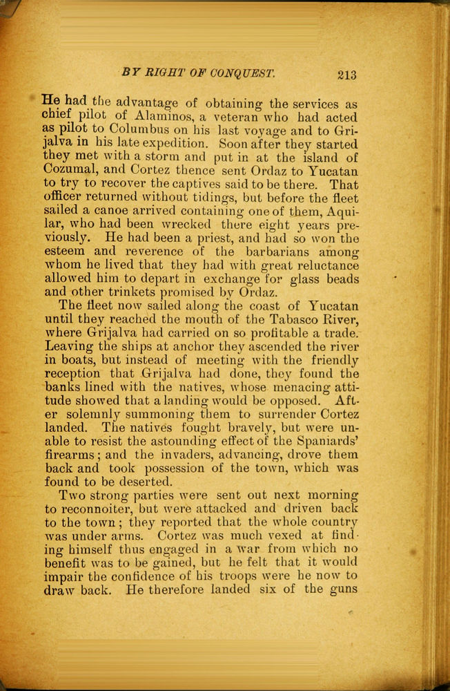 Scan 0225 of By right of conquest, or, With Cortez in Mexico