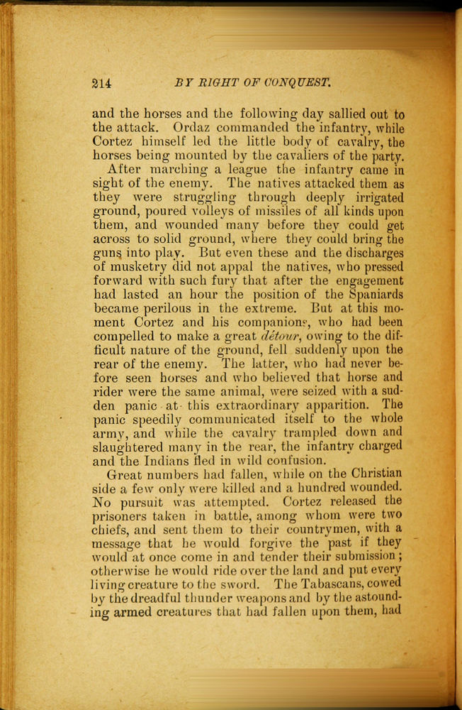 Scan 0226 of By right of conquest, or, With Cortez in Mexico