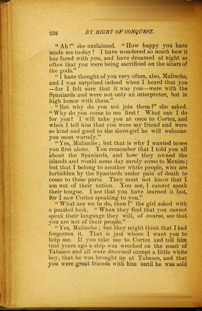 Scan 0250 of By right of conquest, or, With Cortez in Mexico