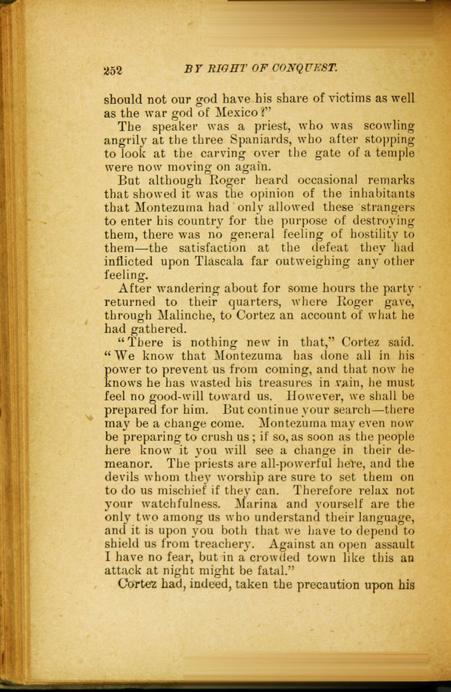 Scan 0264 of By right of conquest, or, With Cortez in Mexico