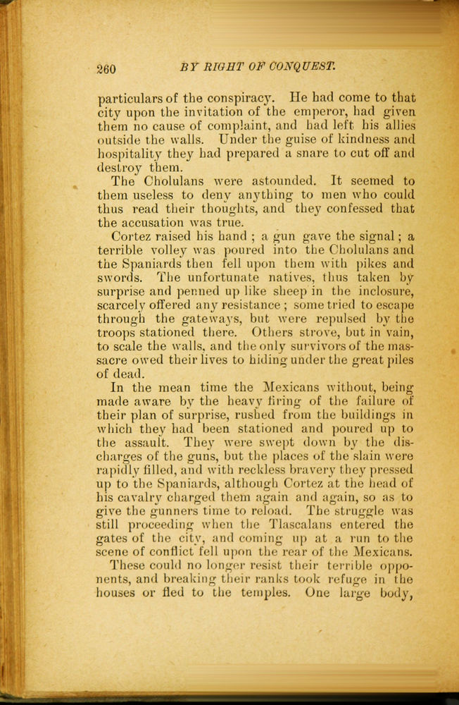 Scan 0272 of By right of conquest, or, With Cortez in Mexico
