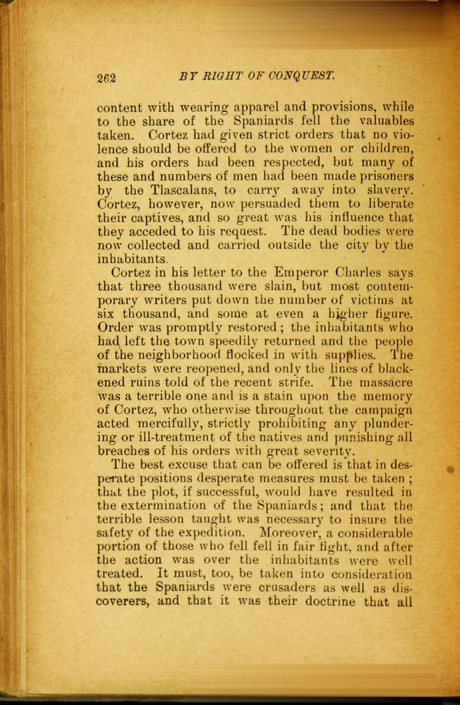 Scan 0274 of By right of conquest, or, With Cortez in Mexico