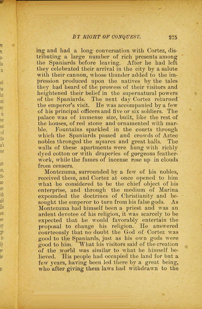 Scan 0287 of By right of conquest, or, With Cortez in Mexico