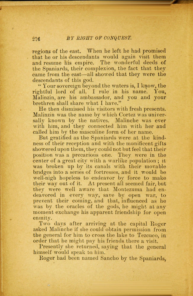 Scan 0288 of By right of conquest, or, With Cortez in Mexico