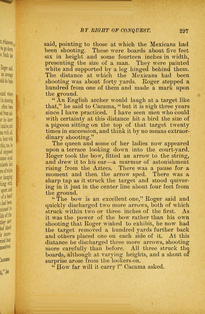 Scan 0309 of By right of conquest, or, With Cortez in Mexico