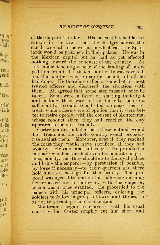 Scan 0317 of By right of conquest, or, With Cortez in Mexico