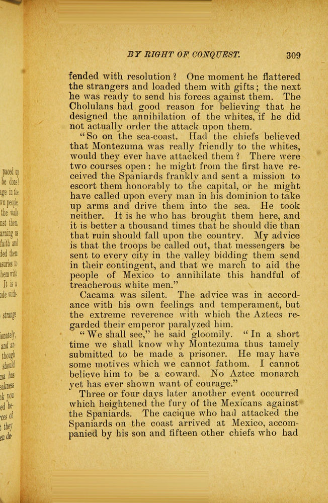 Scan 0321 of By right of conquest, or, With Cortez in Mexico