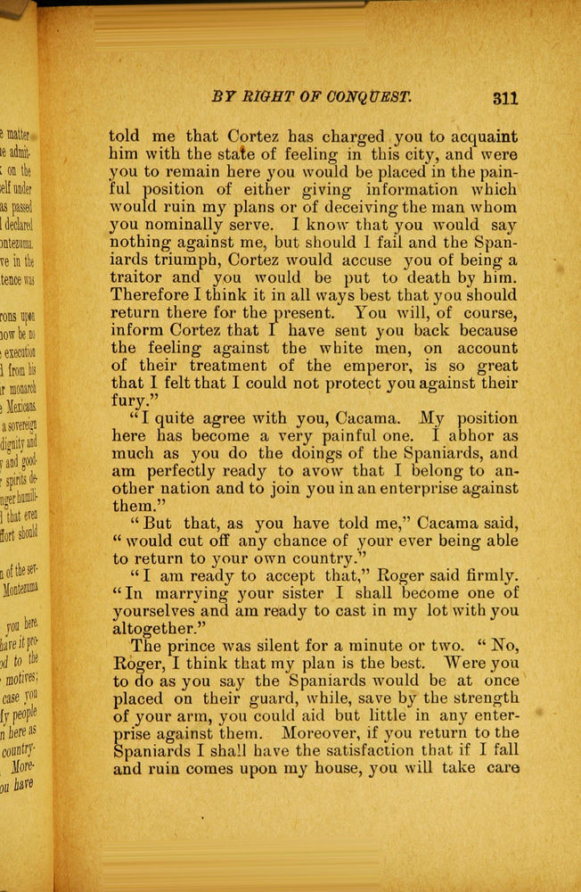 Scan 0323 of By right of conquest, or, With Cortez in Mexico
