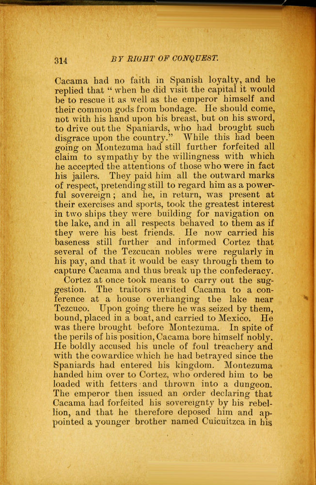 Scan 0326 of By right of conquest, or, With Cortez in Mexico