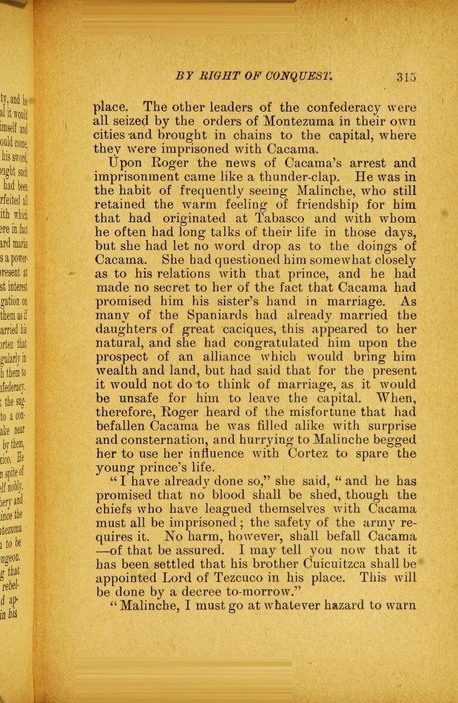 Scan 0327 of By right of conquest, or, With Cortez in Mexico