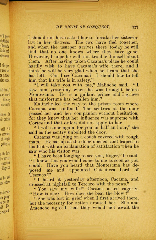 Scan 0339 of By right of conquest, or, With Cortez in Mexico