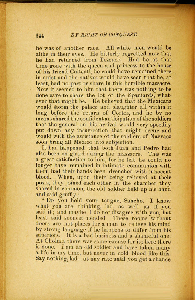 Scan 0356 of By right of conquest, or, With Cortez in Mexico