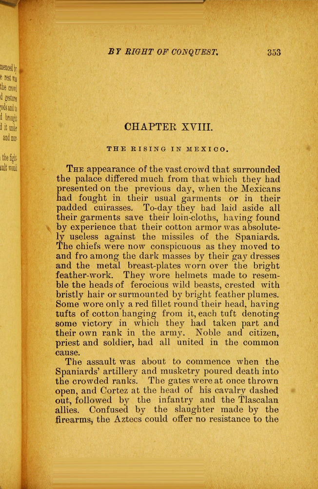 Scan 0365 of By right of conquest, or, With Cortez in Mexico