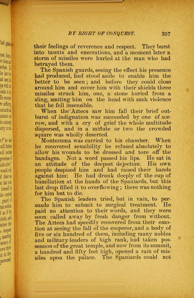 Scan 0369 of By right of conquest, or, With Cortez in Mexico