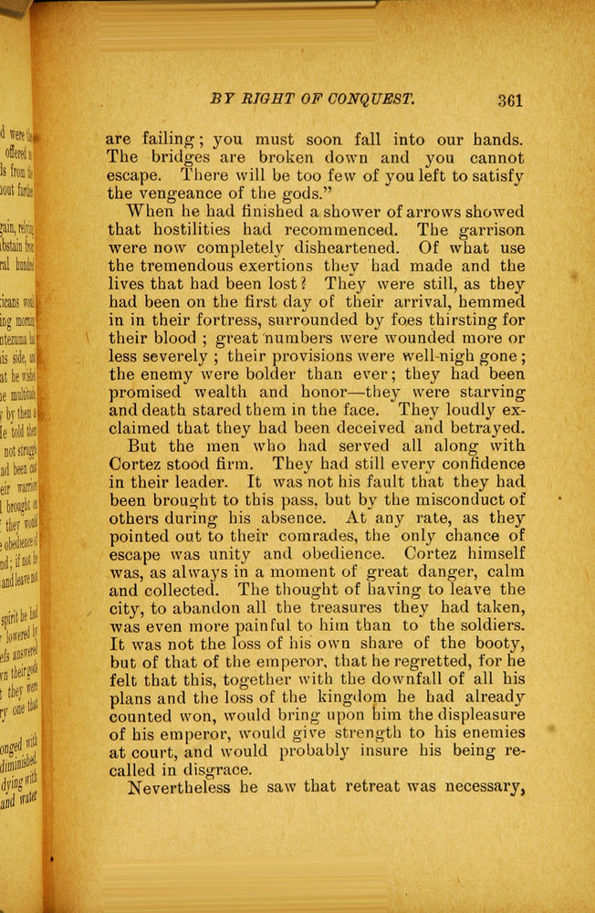 Scan 0373 of By right of conquest, or, With Cortez in Mexico