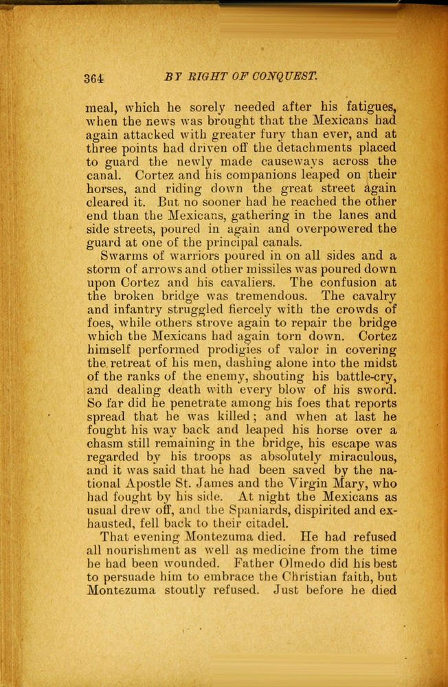 Scan 0376 of By right of conquest, or, With Cortez in Mexico