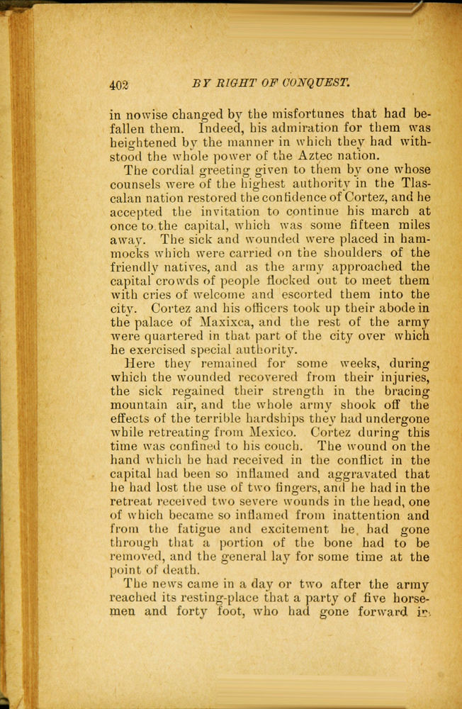 Scan 0414 of By right of conquest, or, With Cortez in Mexico