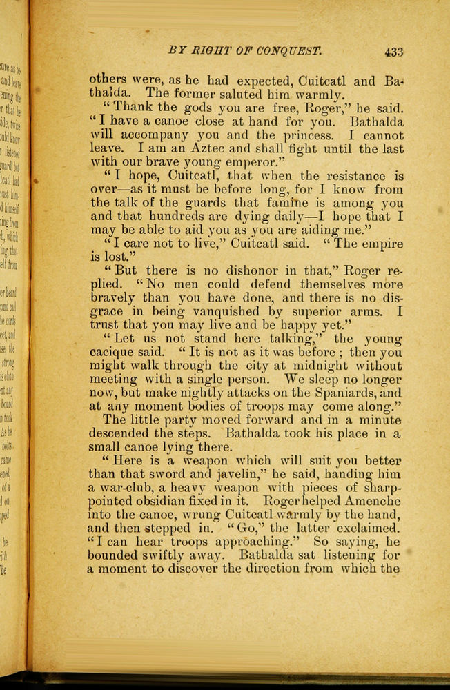 Scan 0445 of By right of conquest, or, With Cortez in Mexico
