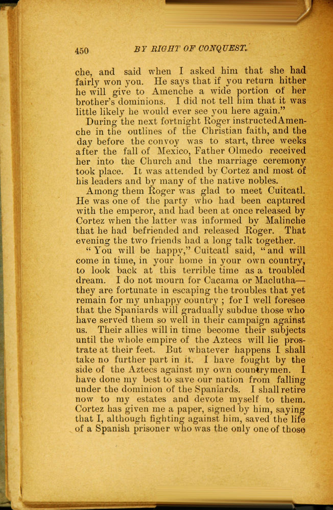 Scan 0462 of By right of conquest, or, With Cortez in Mexico