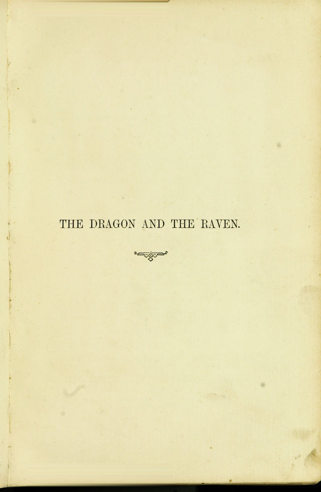 Scan 0005 of The dragon and the raven, or, The days of King Alfred